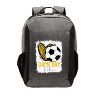 Soccer Game Day Vibes Leopard Soccer Mom Game Day Vector Backpack