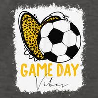 Soccer Game Day Vibes Leopard Soccer Mom Game Day Vector Backpack