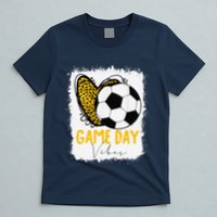 Soccer Game Day Vibes Leopard Soccer Mom Game Day T-Shirt