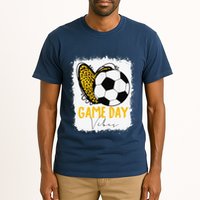 Soccer Game Day Vibes Leopard Soccer Mom Game Day Tall T-Shirt