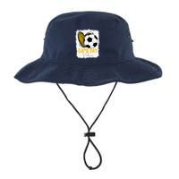 Soccer Game Day Vibes Leopard Soccer Mom Game Day Bucket Hat