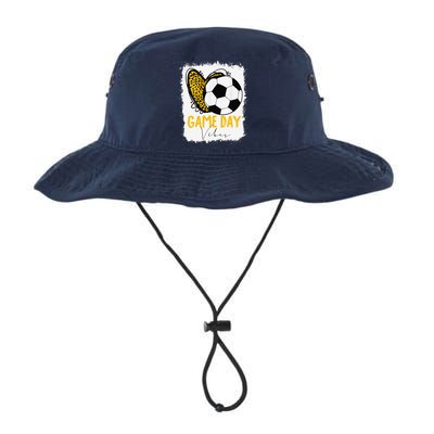 Soccer Game Day Vibes Leopard Soccer Mom Game Day Legacy Cool Fit Booney Bucket Hat