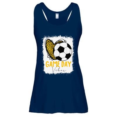 Soccer Game Day Vibes Leopard Soccer Mom Game Day Ladies Essential Flowy Tank