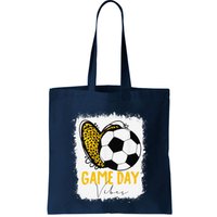 Soccer Game Day Vibes Leopard Soccer Mom Game Day Bag