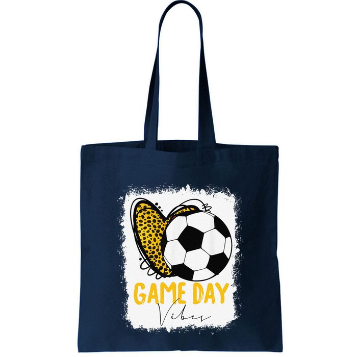 Soccer Game Day Vibes Leopard Soccer Mom Game Day Bag