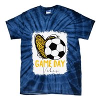 Soccer Game Day Vibes Leopard Soccer Mom Game Day Tie-Dye T-Shirt
