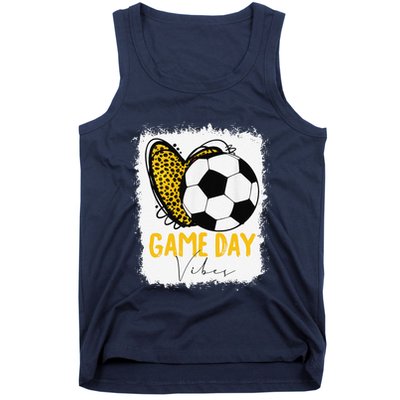 Soccer Game Day Vibes Leopard Soccer Mom Game Day Tank Top