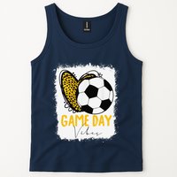 Soccer Game Day Vibes Leopard Soccer Mom Game Day Tank Top