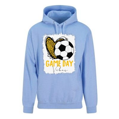 Soccer Game Day Vibes Leopard Soccer Mom Game Day Unisex Surf Hoodie