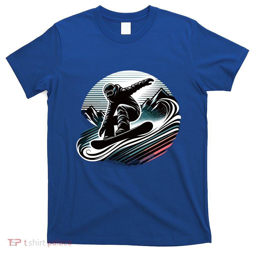 Snowboarder Graphic Design Winter Sports Snowboarding Trick Cool Gift T-Shirt