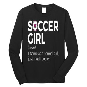 Soccer Girl Definition Long Sleeve Shirt