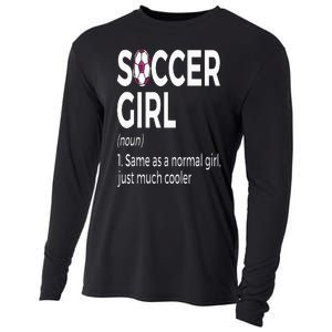 Soccer Girl Definition Cooling Performance Long Sleeve Crew