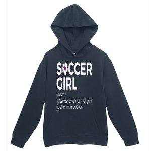 Soccer Girl Definition Urban Pullover Hoodie