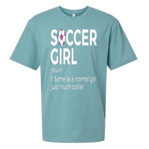 Soccer Girl Definition Sueded Cloud Jersey T-Shirt