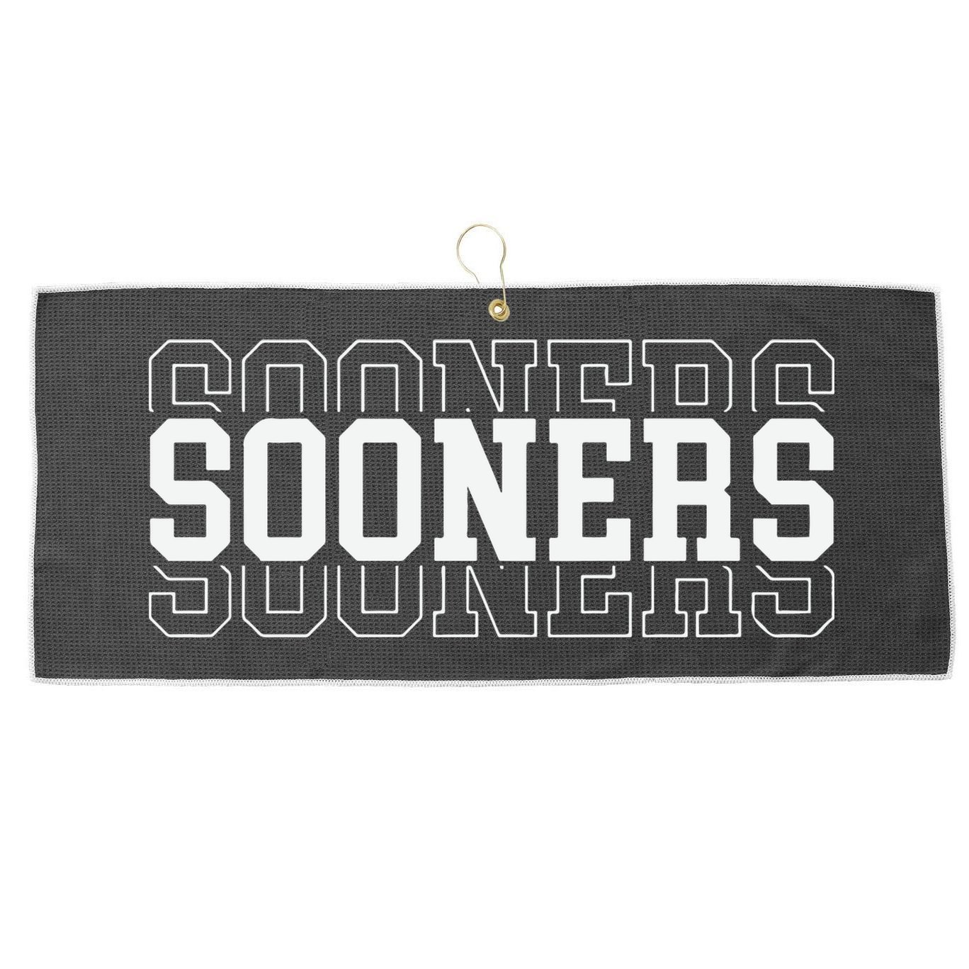 Sooners Game Day Oklahoma Large Microfiber Waffle Golf Towel