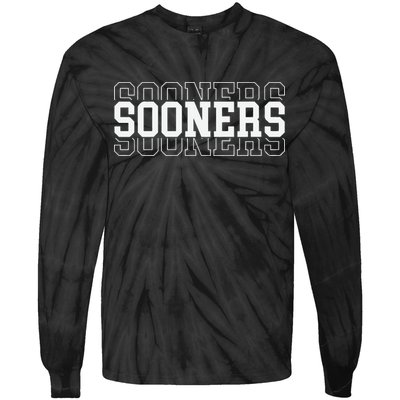 Sooners Game Day Oklahoma Tie-Dye Long Sleeve Shirt