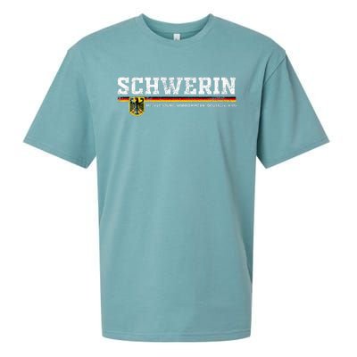 Schwerin Germany Deutschland Sueded Cloud Jersey T-Shirt