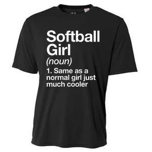 Softball Girl Definition Funny Cooling Performance Crew T-Shirt