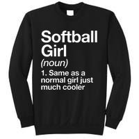 Softball Girl Definition Funny Sweatshirt