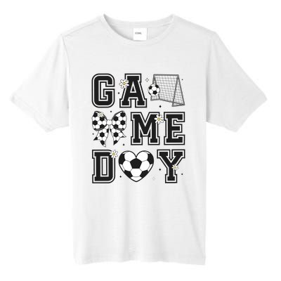 Soccer Game Day Coquette Bow Tall Fusion ChromaSoft Performance T-Shirt