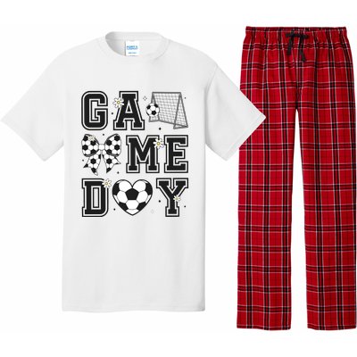 Soccer Game Day Coquette Bow Pajama Set