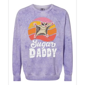 Sugar Glider Daddy For Sugar Glider Lover Colorblast Crewneck Sweatshirt