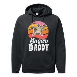 Sugar Glider Daddy For Sugar Glider Lover Performance Fleece Hoodie