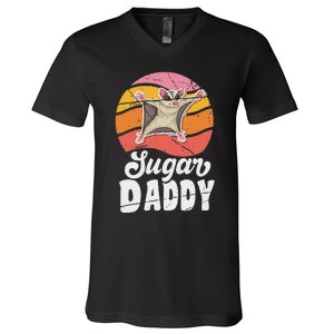 Sugar Glider Daddy For Sugar Glider Lover V-Neck T-Shirt