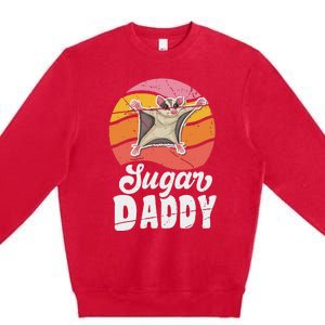 Sugar Glider Daddy For Sugar Glider Lover Premium Crewneck Sweatshirt