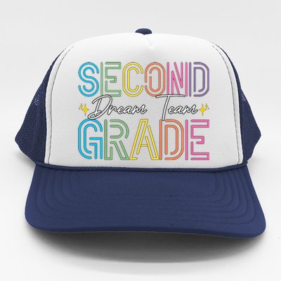 Second Grade Dream Team Teacher Student Back To School Trucker Hat