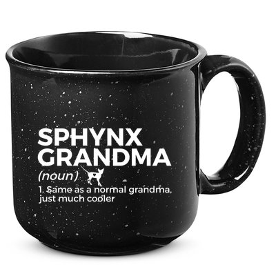 Sphynx Grandma Definition Funny Sphynx Cat 15oz Campfire Ceramic Mug