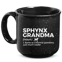 Sphynx Grandma Definition Funny Sphynx Cat 15oz Campfire Ceramic Mug