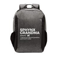 Sphynx Grandma Definition Funny Sphynx Cat Vector Backpack