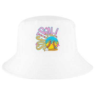 Softball Game Day Drip Ice Cream Drip Softball Cool Comfort Performance Bucket Hat