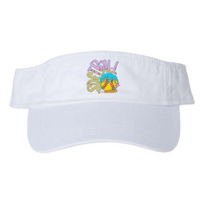 Softball Game Day Drip Ice Cream Drip Softball Visor