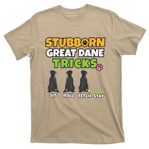 Stubborn Great Dane Tricks I Dog Lover I Funny Great Dane T-Shirt