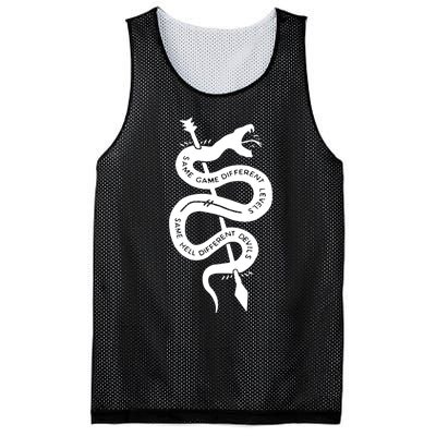 Same Game Different Levels Same Hell Different Devils Mesh Reversible Basketball Jersey Tank