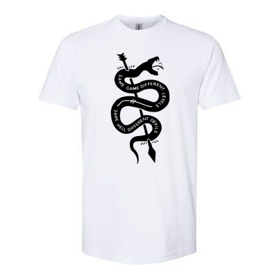 Same Game Different Levels Same Hell Different Devils Softstyle® CVC T-Shirt