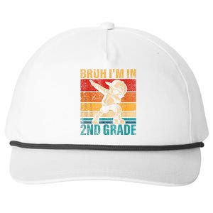 Second Grade Dabbing Boy Bruh IM In 2nd Grade Student Snapback Five-Panel Rope Hat