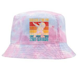 Second Grade Dabbing Boy Bruh IM In 2nd Grade Student Tie-Dyed Bucket Hat