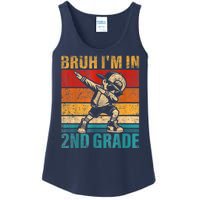 Second Grade Dabbing Boy Bruh IM In 2nd Grade Student Ladies Essential Tank