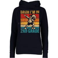 Second Grade Dabbing Boy Bruh IM In 2nd Grade Student Womens Funnel Neck Pullover Hood