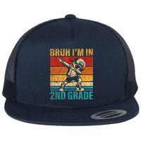 Second Grade Dabbing Boy Bruh IM In 2nd Grade Student Flat Bill Trucker Hat