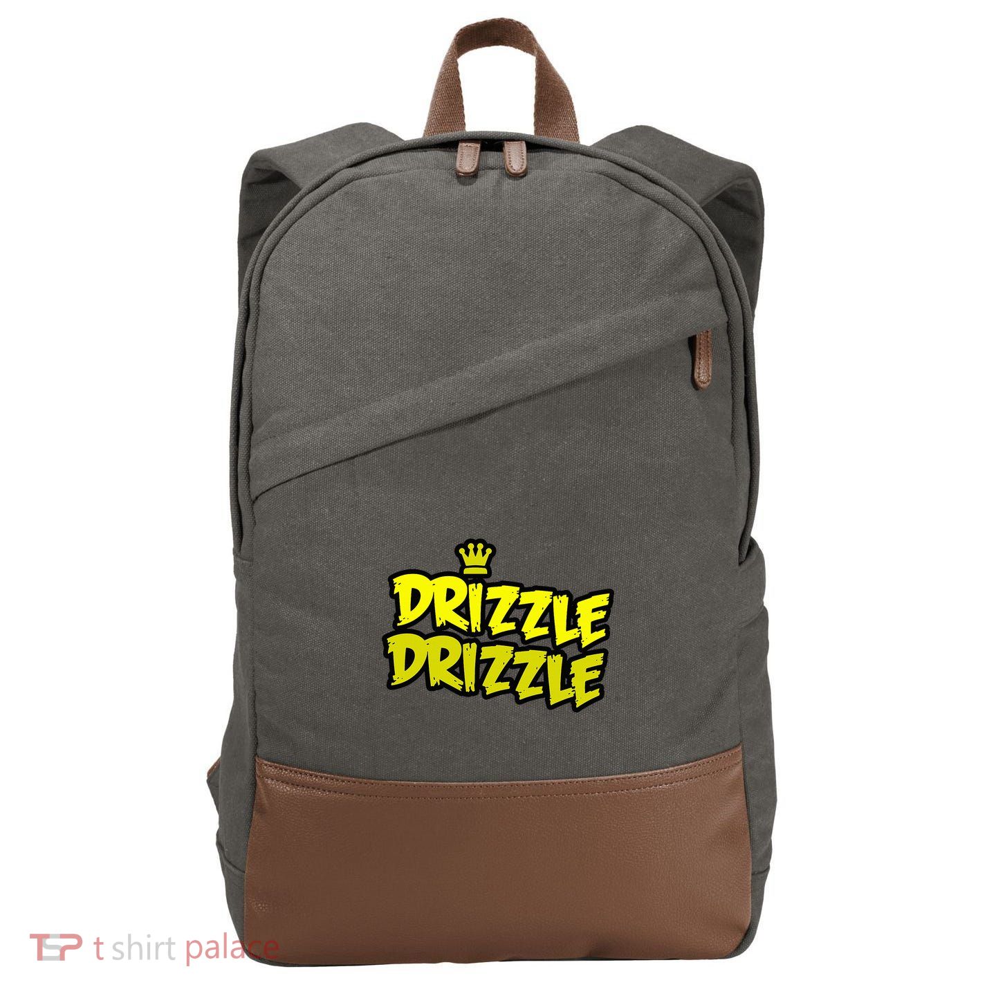 Soft Guy Era Drizzle Drizzle Funny Cotton Canvas Backpack