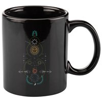Sacred Geometry Earth Sun And Moon 11oz C Handle Ceramic Mug