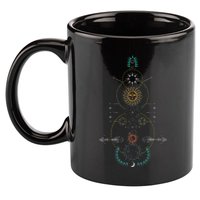 Sacred Geometry Earth Sun And Moon 11oz C Handle Ceramic Mug