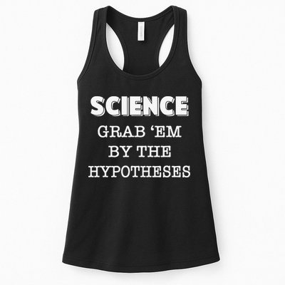 Science Grab 'Em By The Hypotheses Protester Womens Tank Top
