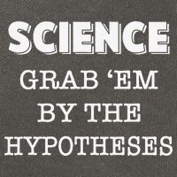 Science Grab 'Em By The Hypotheses Protester Cotton Canvas Backpack