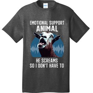 Screaming Goat Emotional Support Animal Goat Owner Raiser T-Shirt