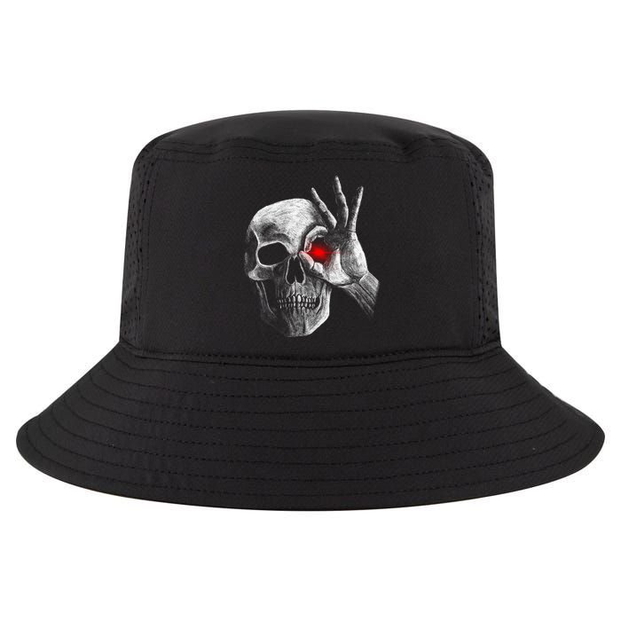 Skeleton Glowing Eye Cool Comfort Performance Bucket Hat